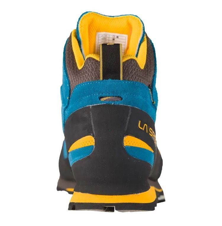 即納 】 スポルティバ ボルダーX ミッド GTX ( Blue / Yellow ) | La Sportiva Boulder X Mid GTX  サイズ 42(EU)～46.5(EU) - メルカリ