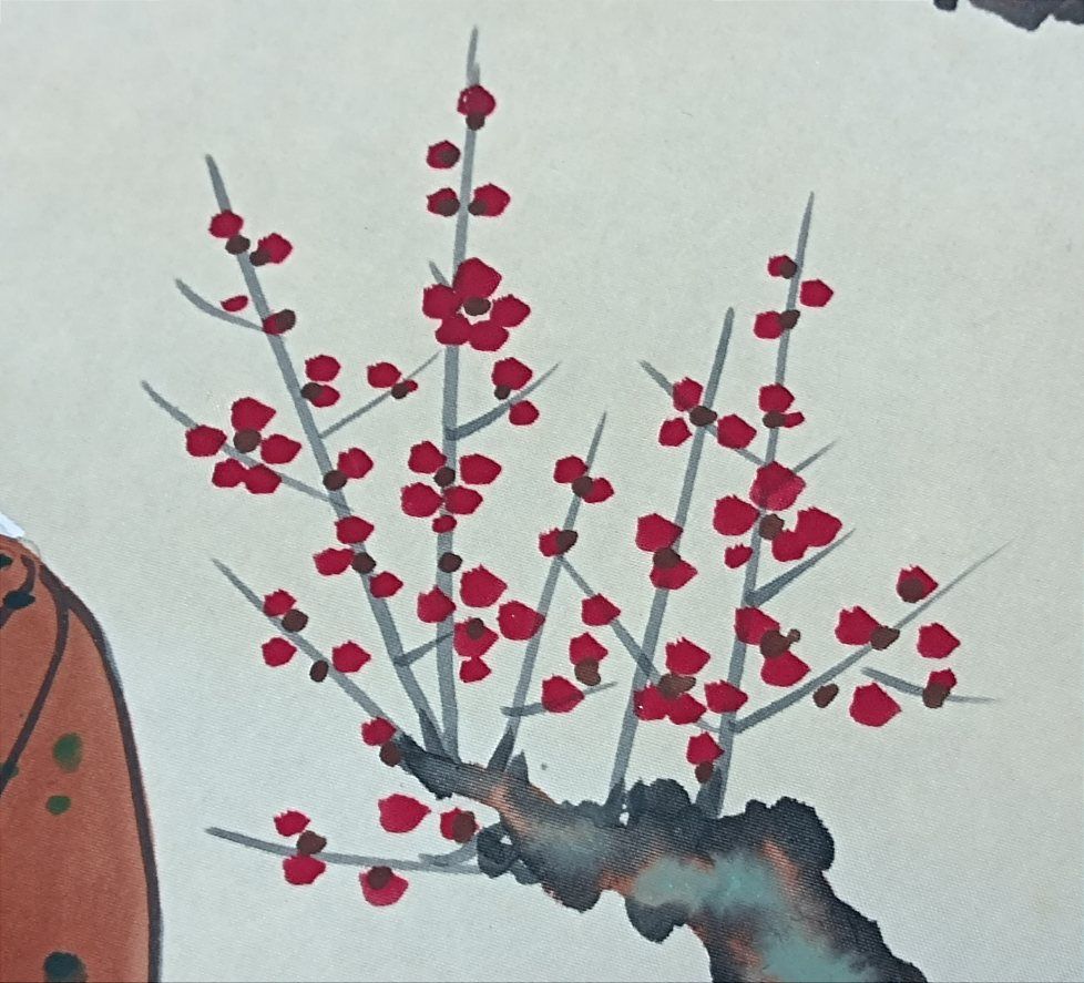 掛軸 真作肉筆 芳園作 高砂掛軸 縁起物 - メルカリ