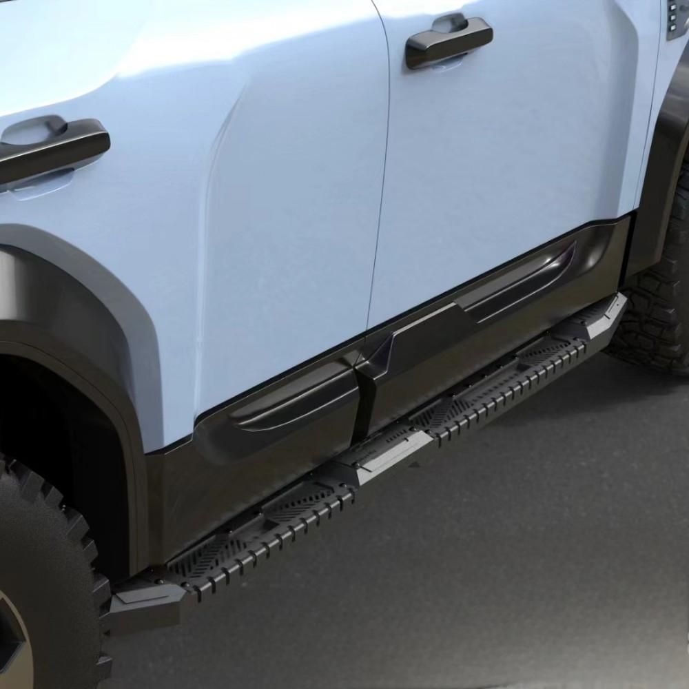 比亚迪方程豹5 サイドステップ&フットボードセット - 高耐久性 スタイリッシュデザイン 滑り止め機能