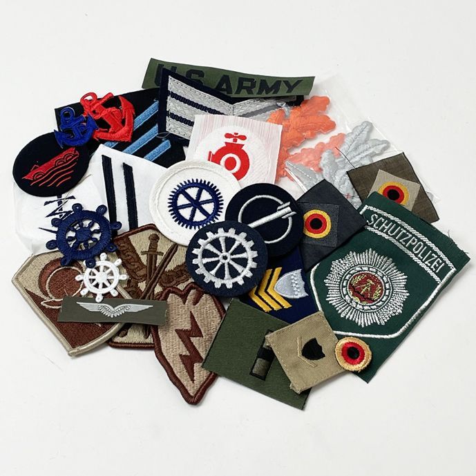 【100枚セット】ミリタリー ミックスワッペン（新品） コレクション 【超特価100枚セット】ミリタリー ミックスワッペン 新品