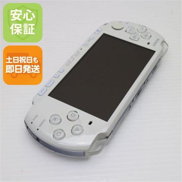 超 PSP-3000 パール ホワイト 即日発送 game SONY PlayStation Portable 本体 土日祝発送OK 00000