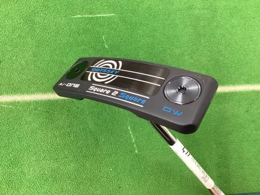 オデッセイ Ai-ONE SQUARE 2 SQUARE DW 33インチ パター PT STROKE LAB 90 スチール フレックスその他 メンズ 男性用 右利き 右用 Bランク ゴルフクラブ