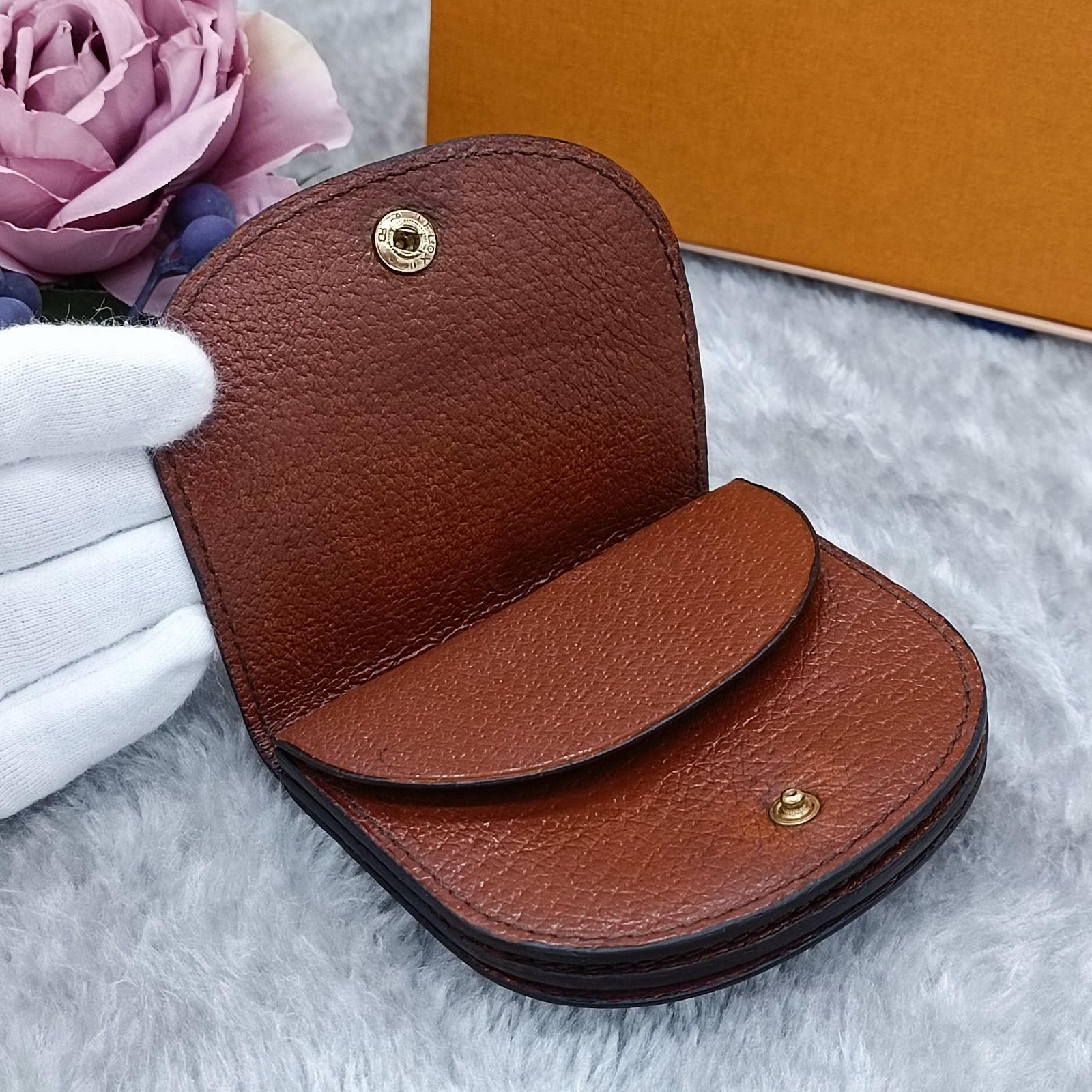 LOUISVUITTON 】 ルイヴィトン モノグラム ポルトモネグゼ コイン  