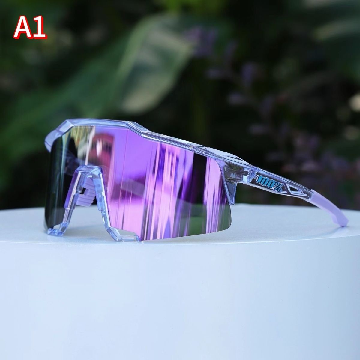 100% ワンハンドレッド Speedcraft Lavender ラベンダー 自転車 サングラス