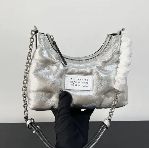 Maison margiela メゾンマルジェラ グラムスラムホーボー ミニ ショルダーバッグ 斜め掛け 肩がけ シルバー 10144 - メルカリ