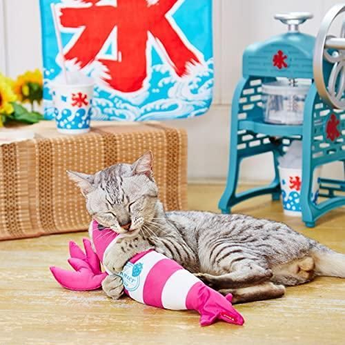 ペティオ Petio 猫用おもちゃ ひんやりけりぐるみＨＮＹ エビ イチゴ
