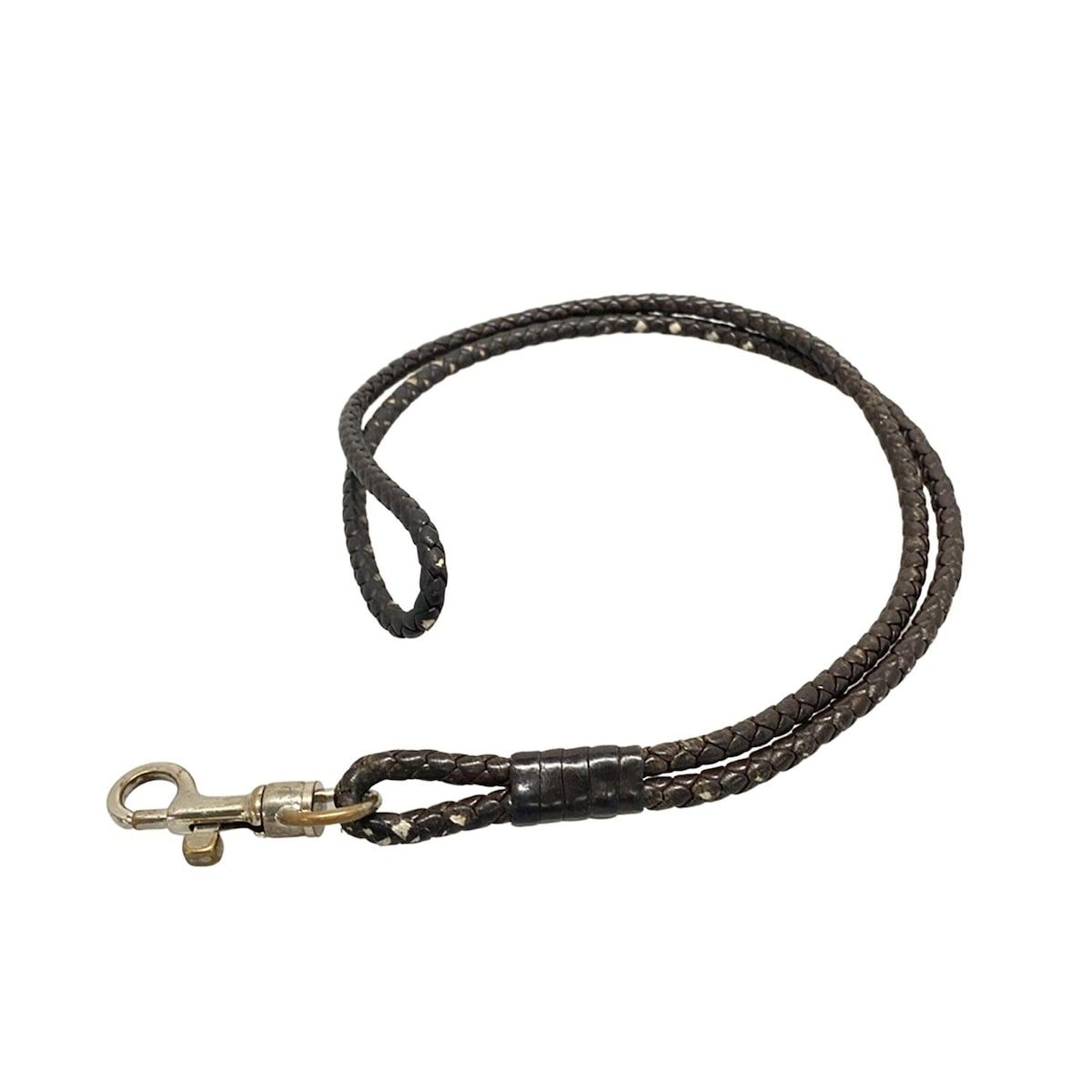 ボッテガヴェネタ レザー ストラップ BOTTEGA VENETA(ボッテガヴェネタ) ストラップ - ダークブラウン