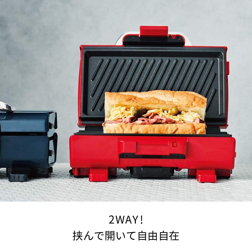楽天市場】2way grill ametの通販 レコルト 2Way グリル アメット レッド
