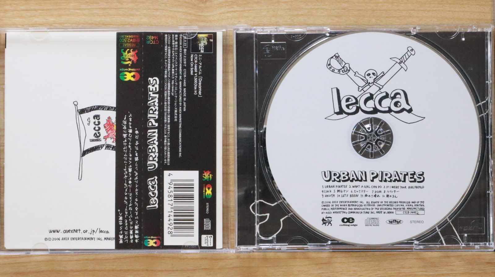 国内盤CD☆レッカ/lecca□ URBAN PIRATES 【CTCR14492