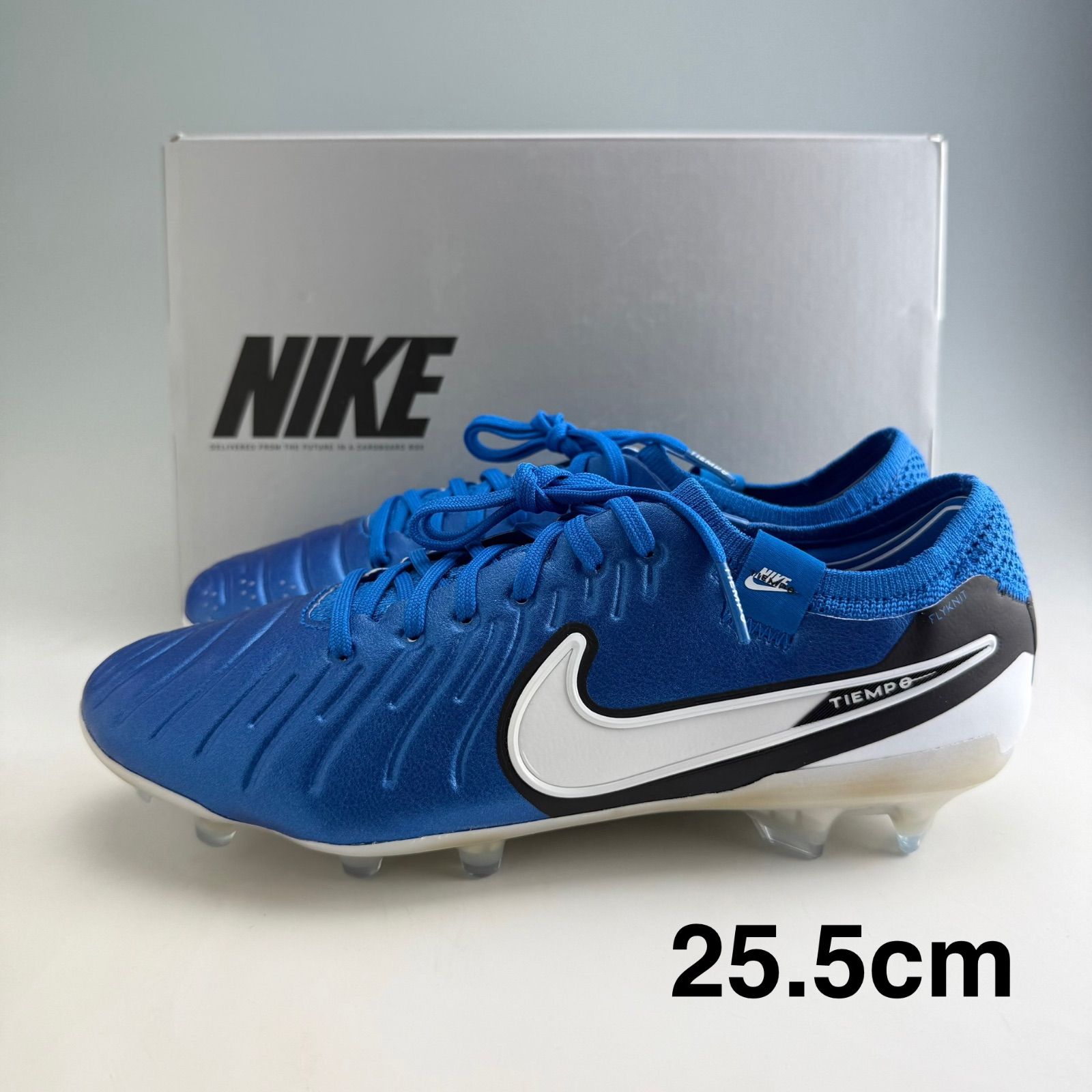 26m ナイキ　レジェンド10 エリート　FG サッカースパイク　天然芝　青 25.5cm ナイキ レジェンド10 エリート FG サッカースパイク 天然