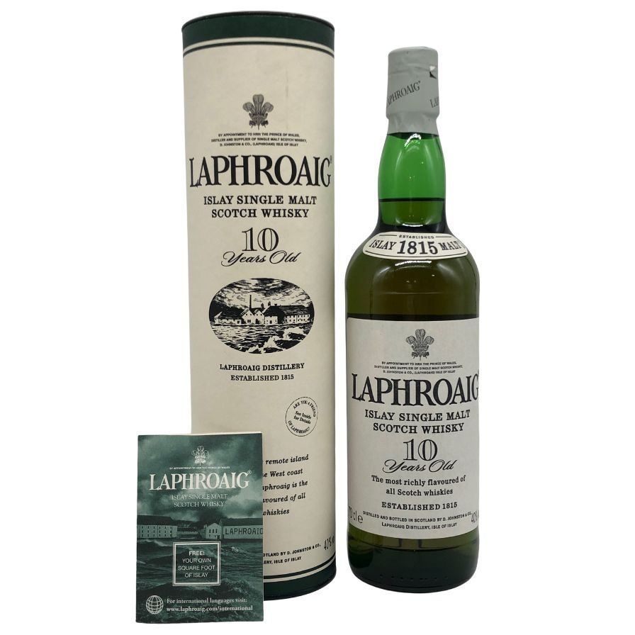 ラフロイグ 10年 旧ボトル 700ml 40% LAPHROAIG【T4】 - メルカリ