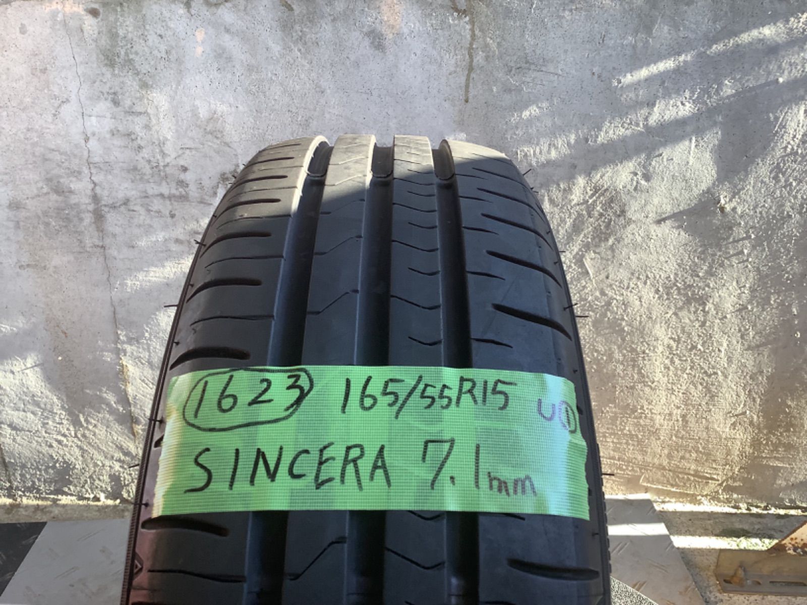 ［送料込み］165/55R15 FALKEN SINCERA SN832i ファルケン シンセラ　中古タイヤ2本セット