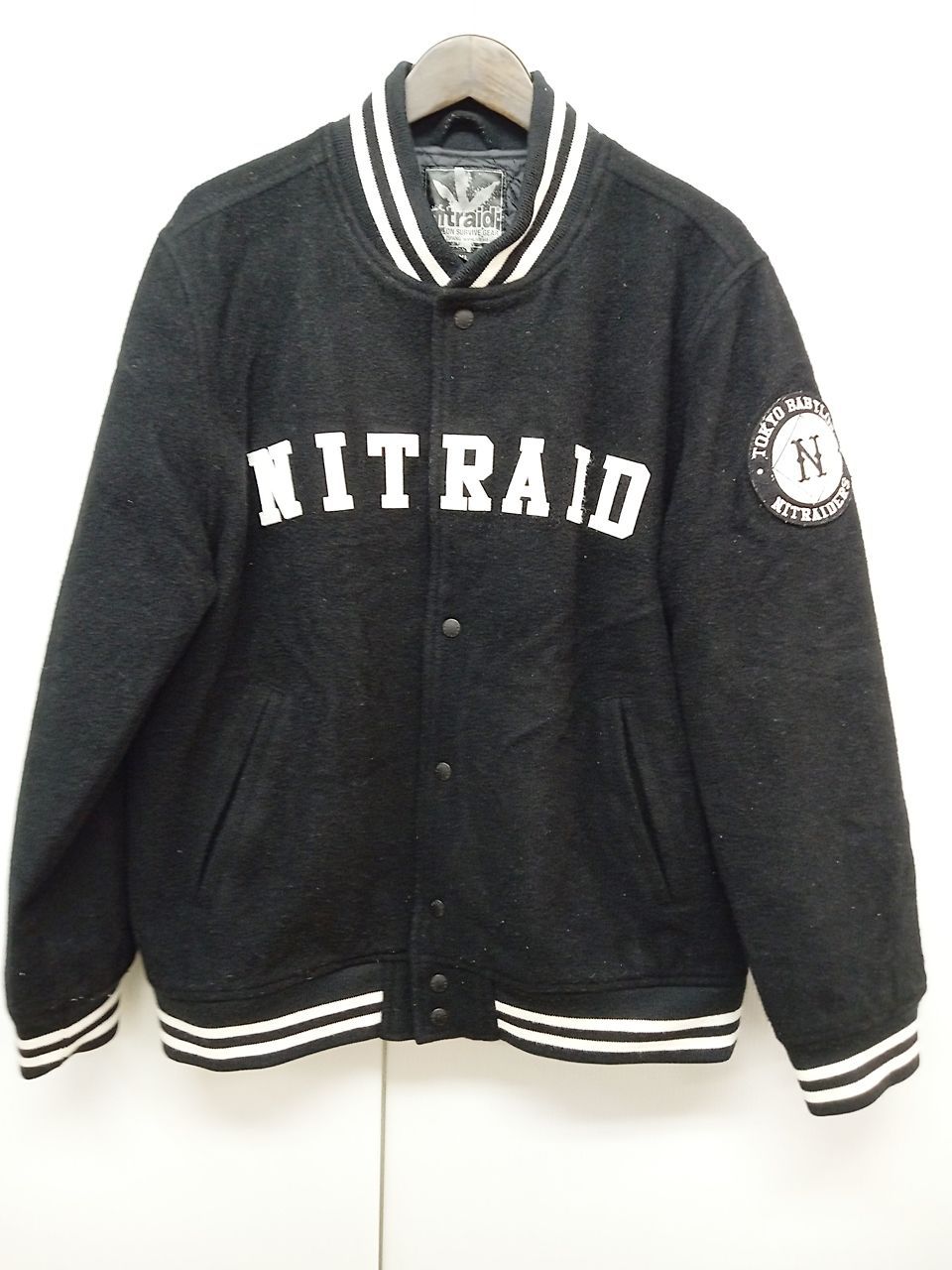 NITRAID スタジャン M グレー/ブラック NITRAID スタジャン M グレー/ブラック スタジャン ナイトレイド M