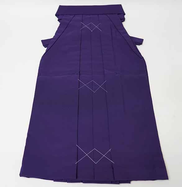 袴 刺繍 行灯袴 単品 女児 ヘラあり 7才～10才用 紫地 袴丈75cm 陽気な天使 女の子 卒業式 NO41629