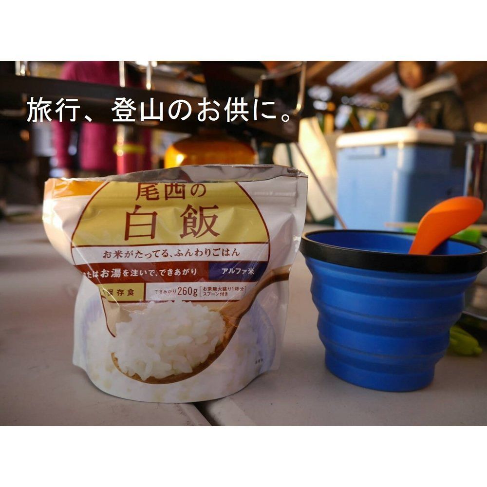 尾西食品　100g×5袋　特価セール】アルファ米　メルカリ　白飯　(非常食・保存食)
