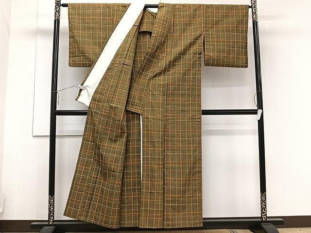 平和屋着物○上質な紬 舞花文 正絹 逸品 未使用 CAAU3026yc