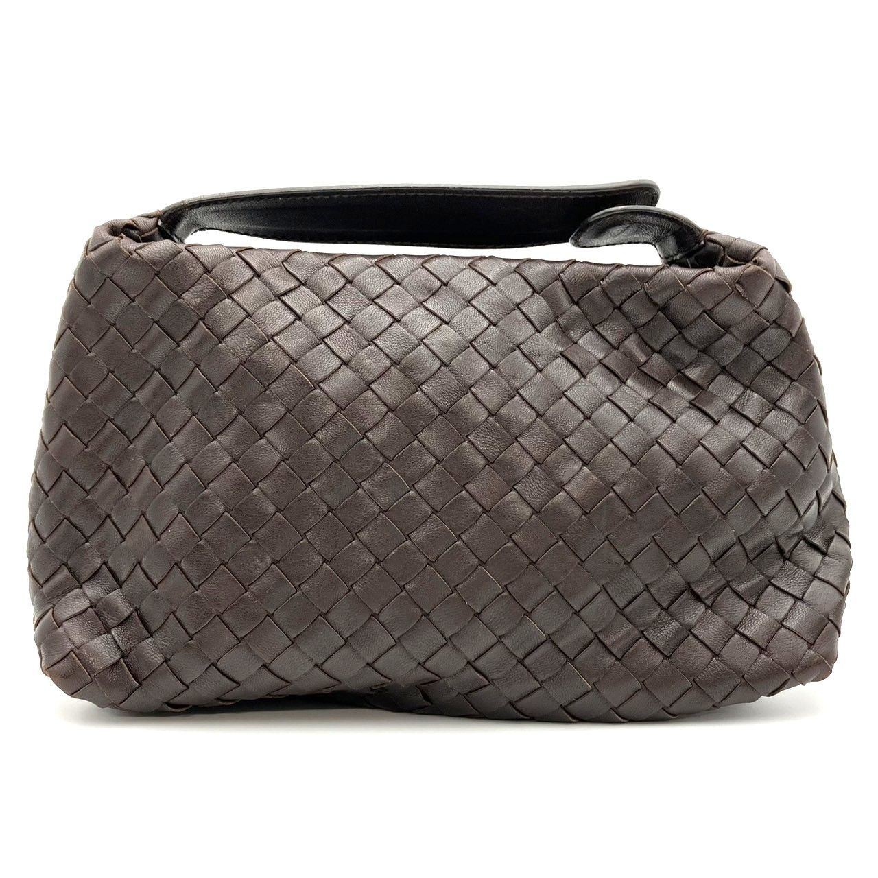 K1095 BOTTEGA VENETA ボッテガ ヴェネタ |イントレチャート|バニティポーチ|ブラウン