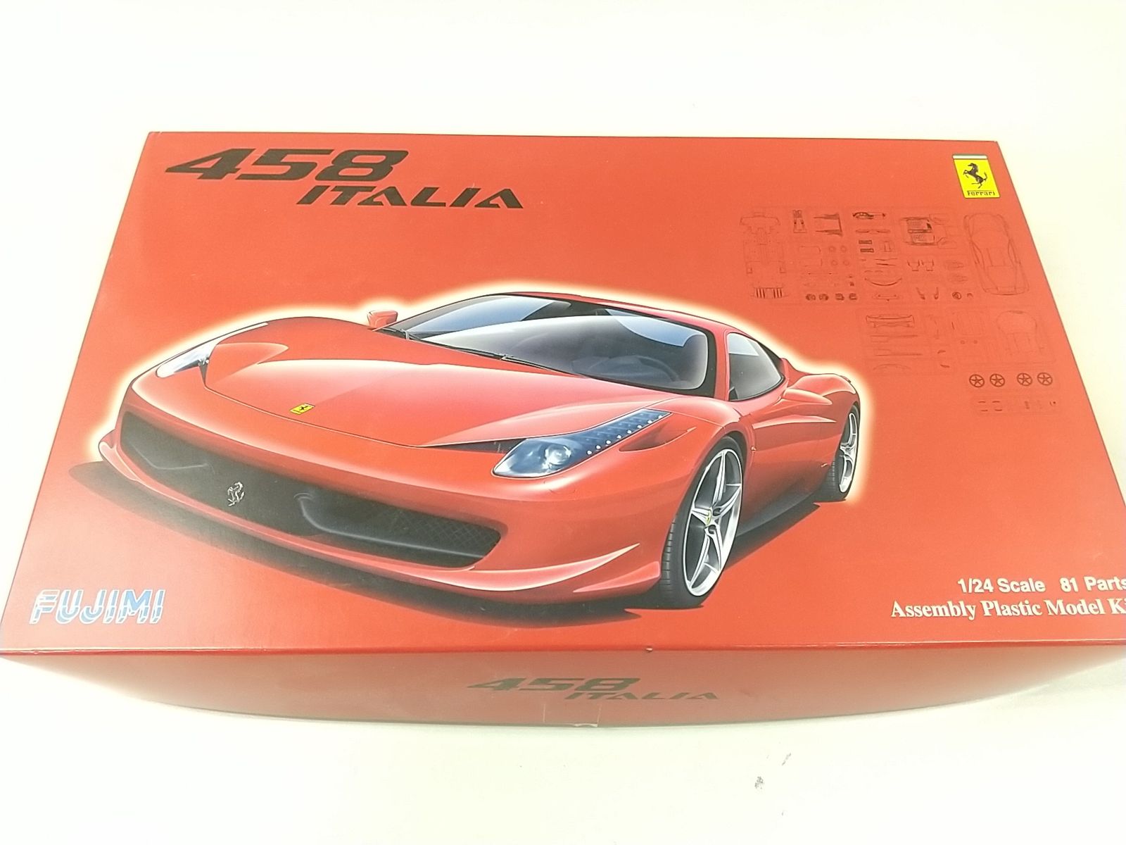 未組立FUJIMI RS-81 1⁄24 Scale 458 ITALIA フジミ模型 フェラーリ