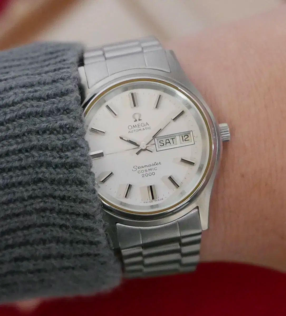 美品稼働OMEGA オメガ シーマスターCOSMIC2000 OMEGA(オメガ) ヴィンテージ Seamaster シーマスター 宇宙の 2000