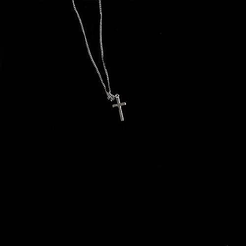 地雷系 上品 原宿 兎 韓国ネックレス 量産型 シルバー 十字架ネックレス OHNERUKI