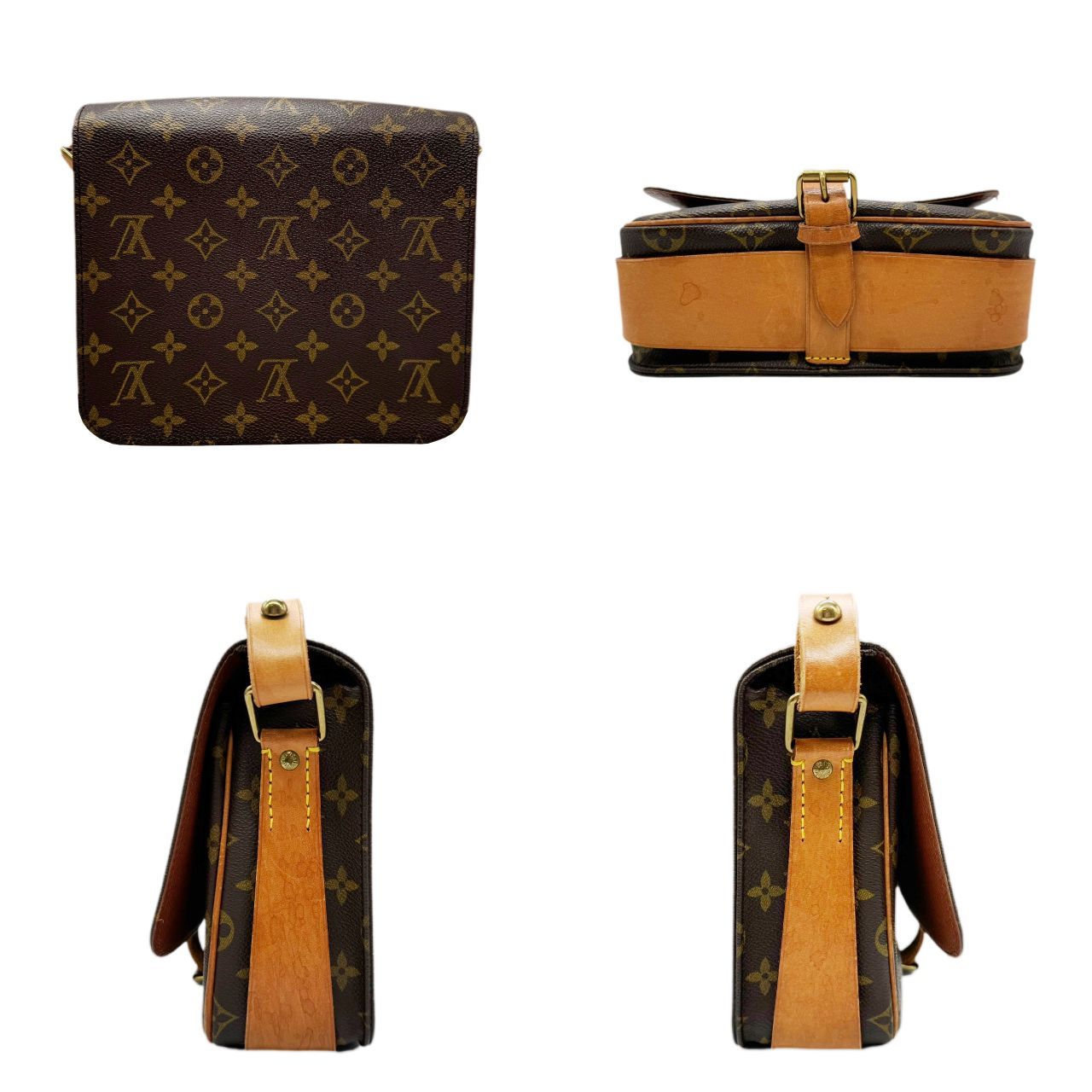 LOUIS VUITTON ルイ・ヴィトン カルトシエール22 モノグラム ショルダーバッグ 斜め掛け ブラウン M51253 SL0970  レディース メンズ - メルカリ