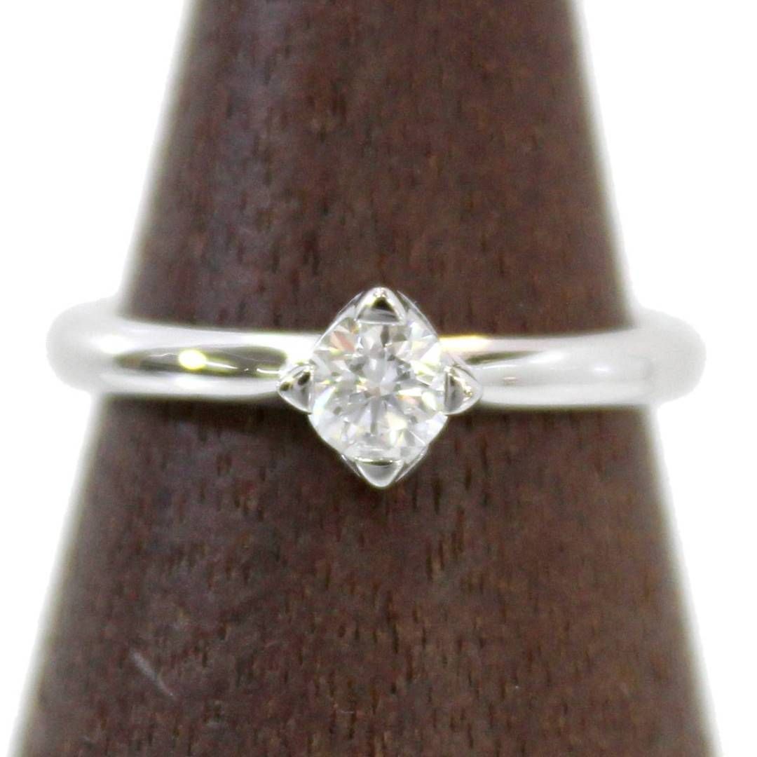 【研磨済】　フォーエバーマーク　 天然ダイヤモンドリング　プラチナ900 FOREVERMARK フォーエバーマーク Pt900 ダイヤモンドリング ソリティア