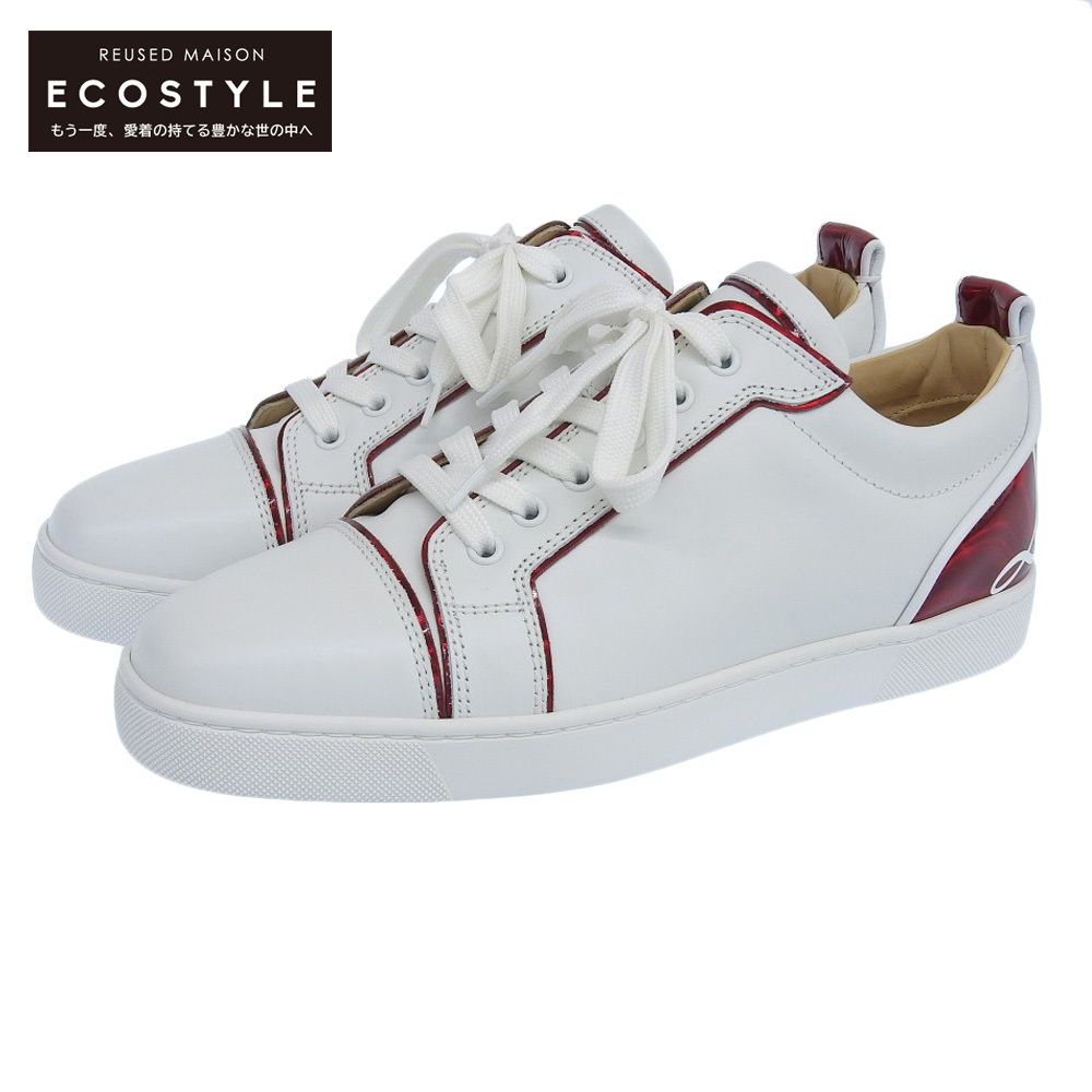 Christian Louboutin クリスチャンルブタン 新品同様 3220607 FUN LOUIS JUNIOR FLAT レザー スニーカー/ 40.5