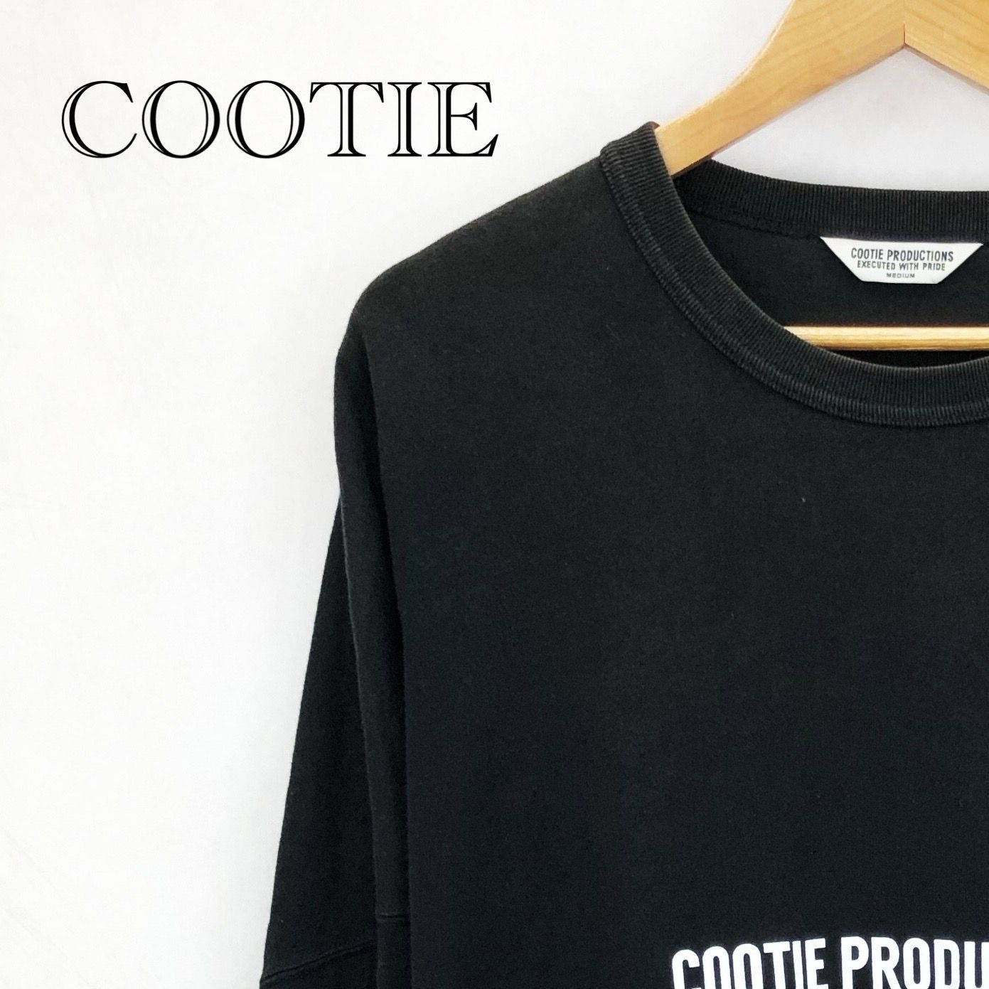 COOTIE PRODUCTIONS ビッグシルエット Tシャツ ブラック　美品 COOTIE PRODUCTIONS クーティー プロダクションズ ビッグシルエット