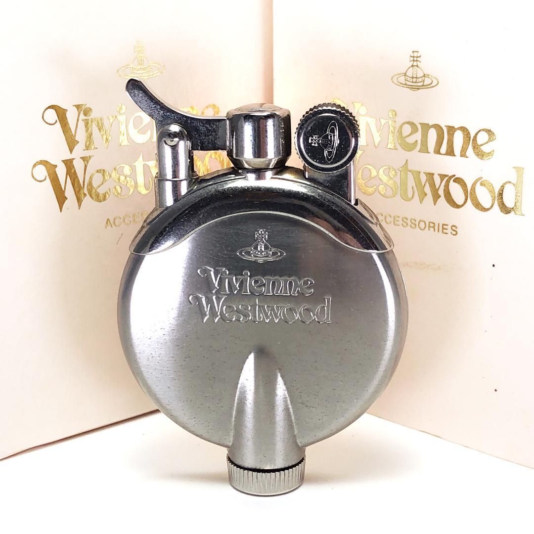 き Vivienne Westwood ヴィヴィアンウエストウッド ガスライター オーブ ステンレス シルバー