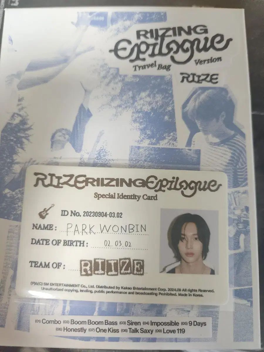 韓国限定 Baskin Robins× RIIZE トレカ 新品未開封 RIIZE - RANDOM TRADING CARD(BABY Ver.) / 2024 FANCON