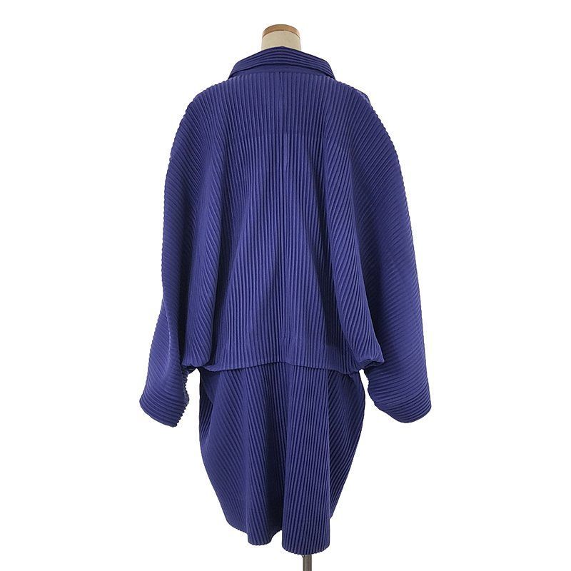 ISSEY MIYAKEイッセイミヤケオムプリッセコート紫u5549i