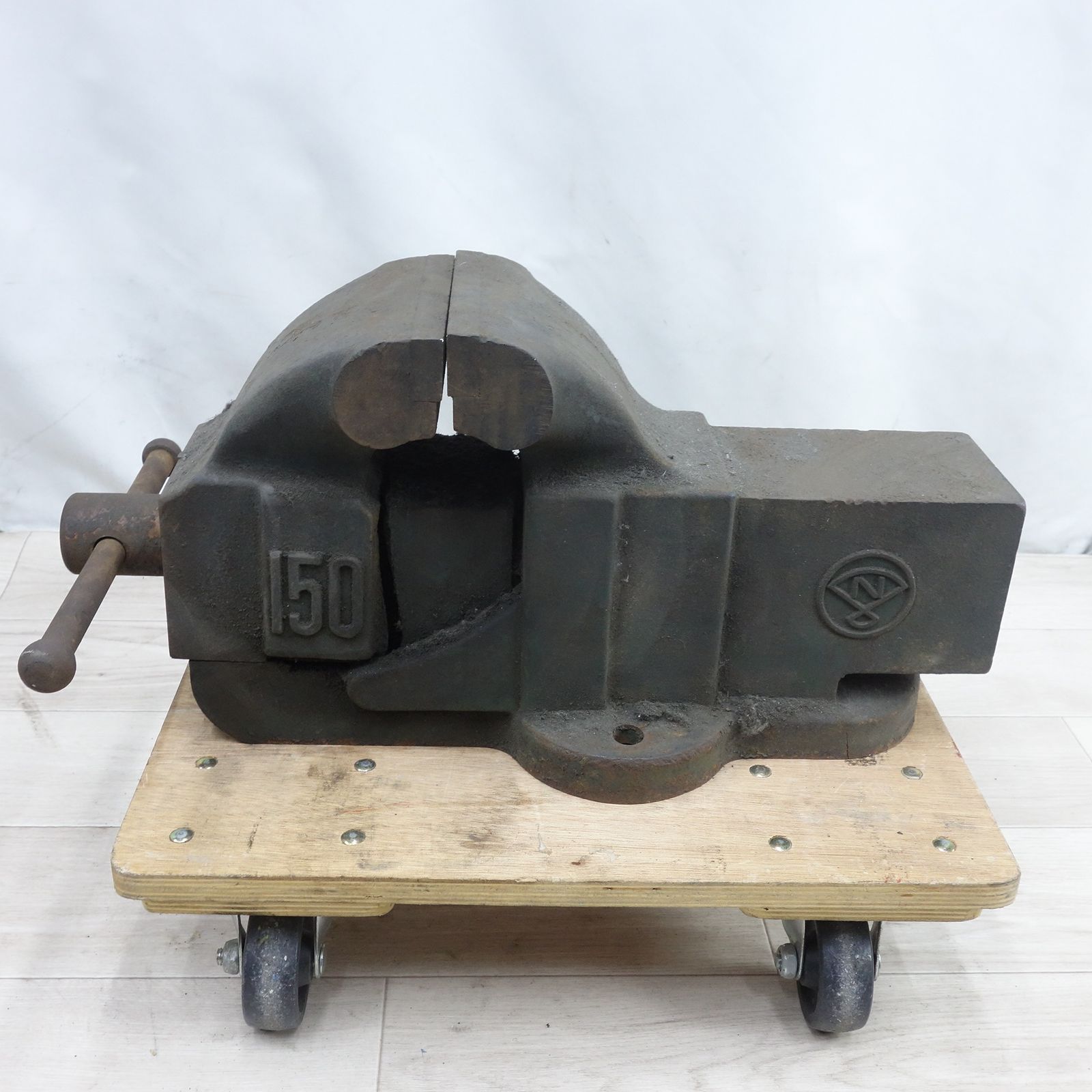 万力 ナベヤ 卓上 バイス 150