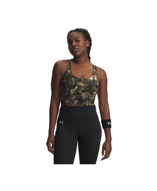 送料無料 アンダーアーマー レディース タンクトップ トップス Women s Motion Print Cropped Tank Top Field Khaki | Expedition Green | Black