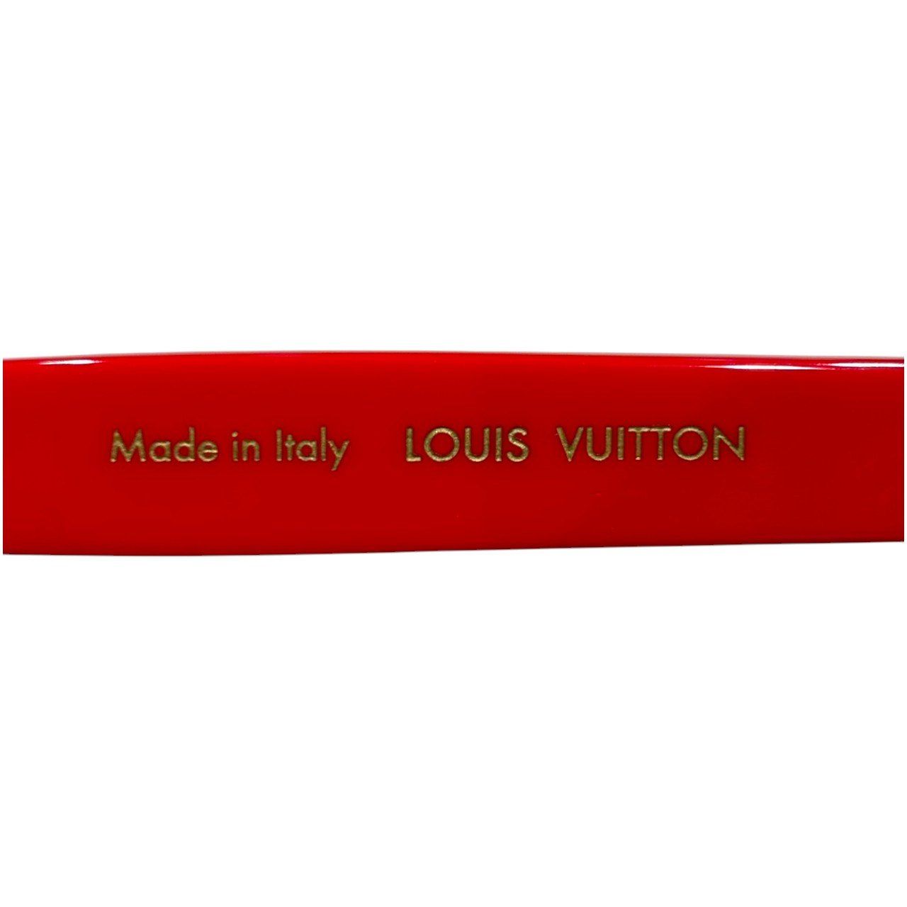LOUIS VUITTON×Supreme Z0989E 9F2 サングラス メンズ レッド 46□21  