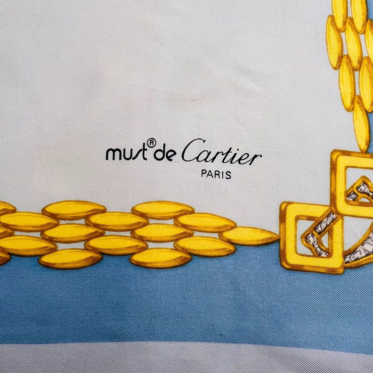 〈 Cartier 〉カルティエ ロゴマーク スカーフ Cartier 〉カルティエ ロゴマーク スカーフ