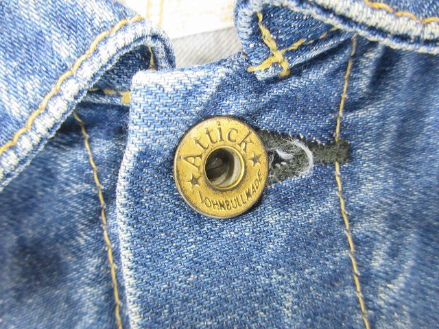 ジョンブル JOHNBULL V2041 ジャケット デニム Gジャン ジージャン 長袖 ボタン 無地 ネイビー サイズF QQQ KANDAIZUMI_COM