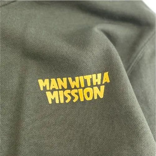MAN WITH A MISSION 干支パーカー アーミーグリーン Lサイズ MAN WITH A MISSION 干支パーカー アーミーグリーン Lサイズ MAN WITH