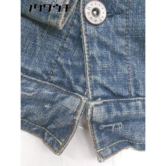 ◇ YANUK ヤヌーク ウォッシュ加工 デニム ジャケット Gジャン サイズP