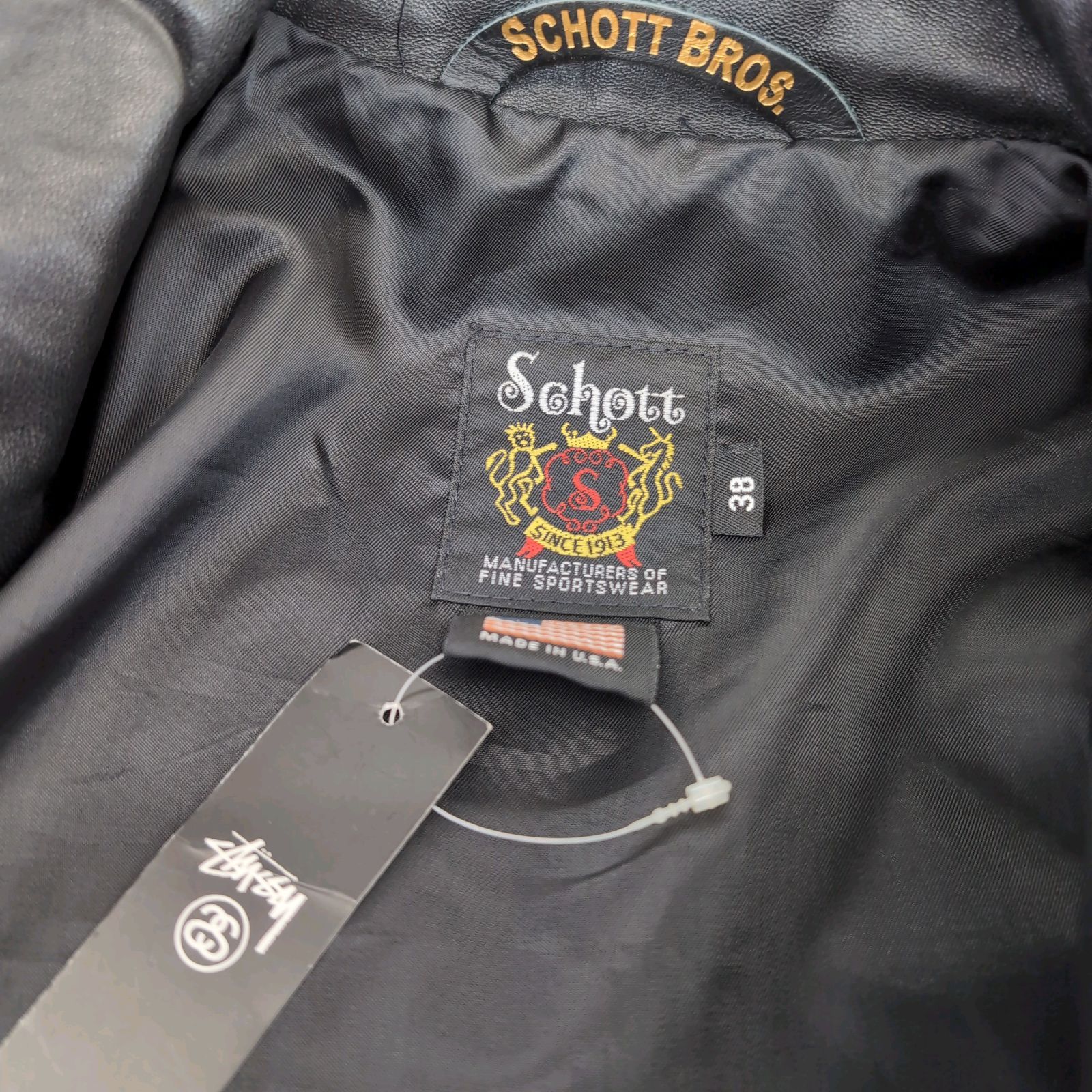 STUSSY×SCHOTT ステューシー×ショット/レザージャケット