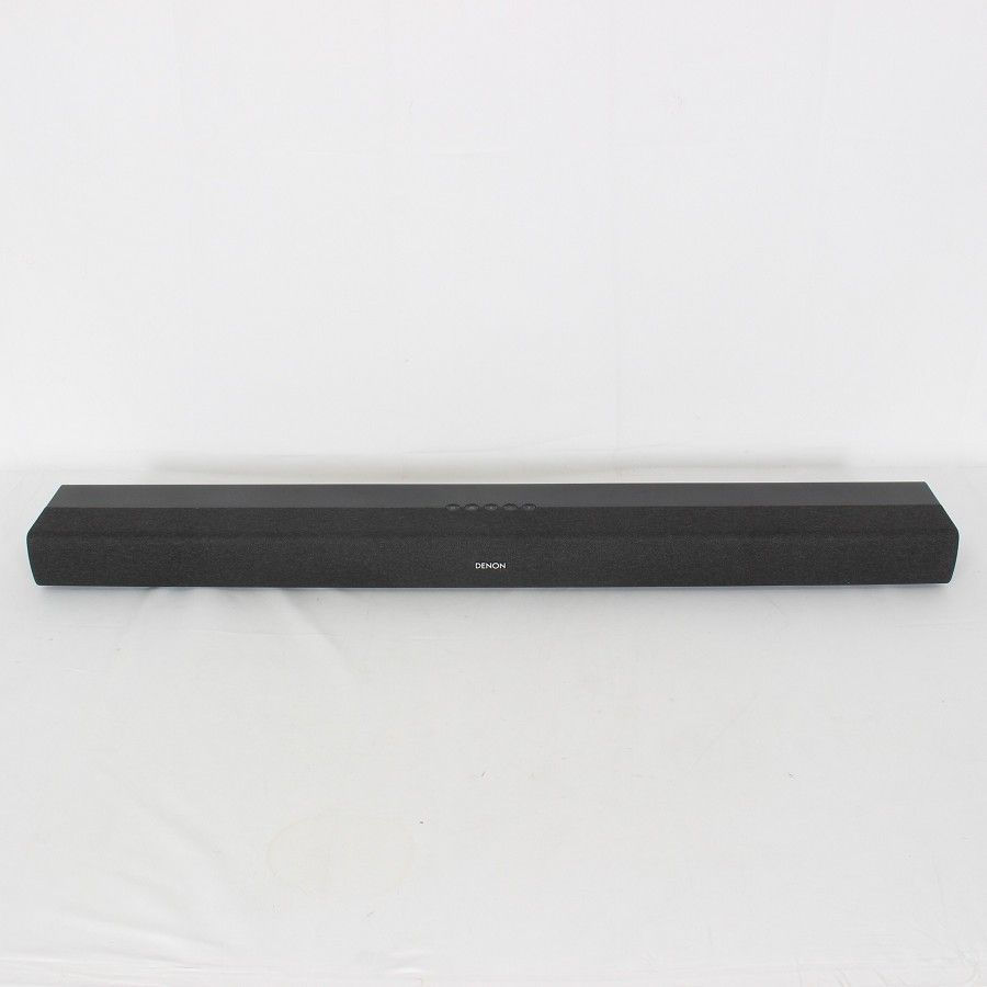 美品】DENON DHT-S218-K ブラック サウンドバー デュアルサブ