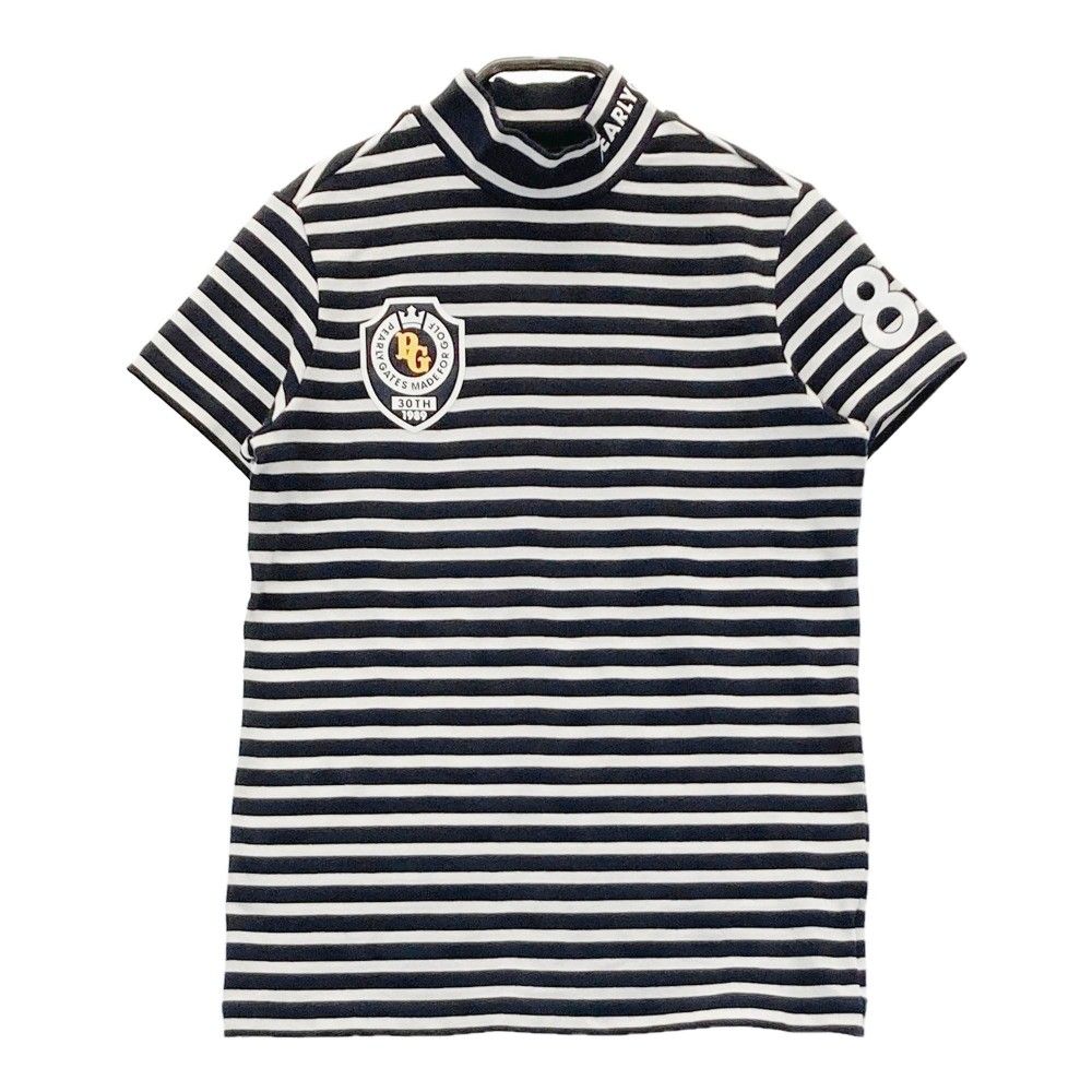 新品　PEARLY GATES サイズ０　トップス　ニコちゃん サイズ：0 PEARLY GATES パーリーゲイツ 30周年 ハイネック 半袖T