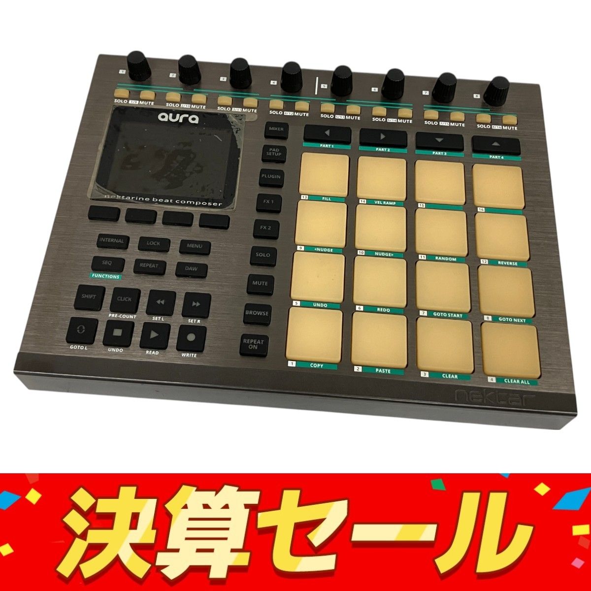 Nektar Beat Composer Aura パッドコントローラー 音響機材 ジャンク S10176112