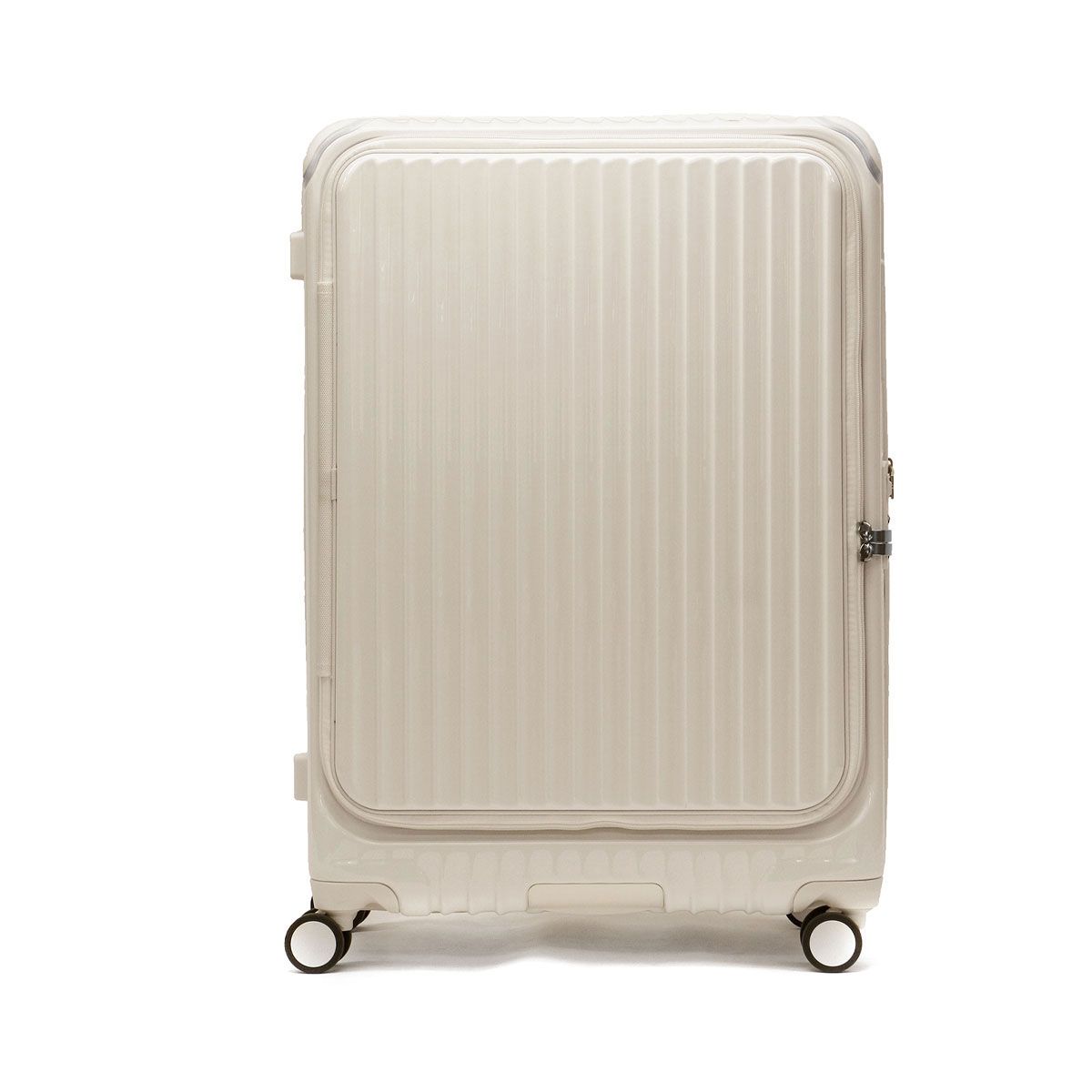 正規品2年保証 カーゴ スーツケース Lサイズ ハード 大型 フロントオープン 軽量 100L CARGO 10泊 旅行 AiR LAYER トリオ TRIO CAT738LY サテンゴールド