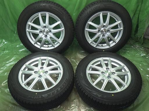 BRIDGESTONE スタッドレス 23年製 バリ山 エコフォルム 15インチ 