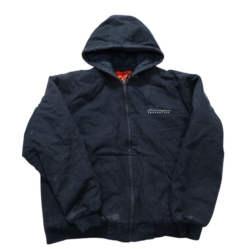 古着卸 まとめ売り アクティブ型 ダック地 ジャケット 3枚セット メンズ L フーディー スナップボタン フェード 古着 NC0118