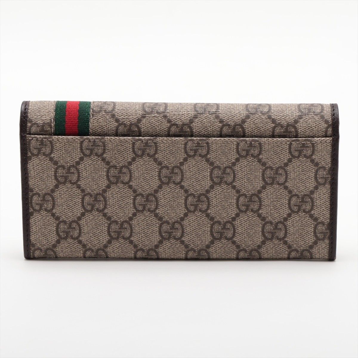 【美品】GUCCI 長財布 GGスプリーム シェリーライン 美品 オールドグッチ 長財布 GGスプリーム シェリーライン ネイビー