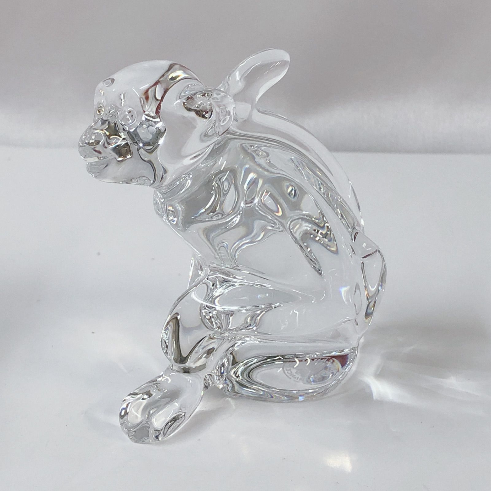 バカラ Baccarat 干支 申 クリスタルオブジェ