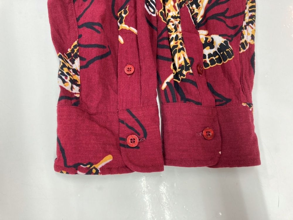 ステューシー STUSSY 開襟 オープンカラー シャツ BUTTERFLY