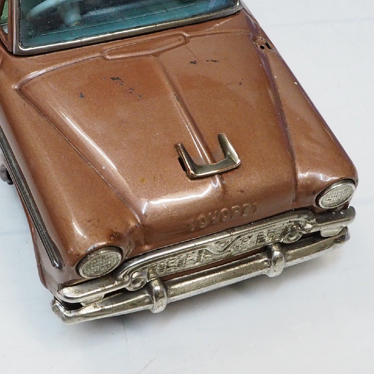 萬代屋【TOYOPET CROWN DELUXEトヨペット クラウン デラックス赤ミラー無】ブリキtin toy car自動車□BC  BANDAI赤箱バンダイ【箱付】0374 - メルカリ