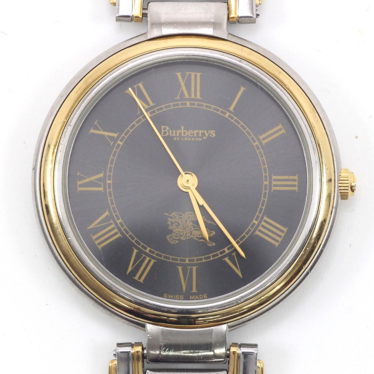 販サイト【動作OK】Burberrys バーバリー 腕時計 LONDON ゴールド 時計